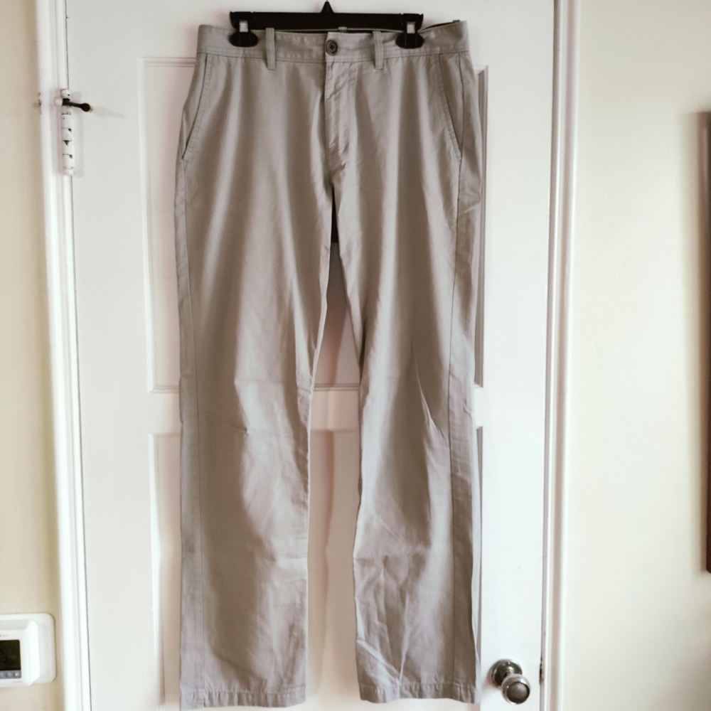 Original Penguin Slim Fit Tan/Gray Chinos